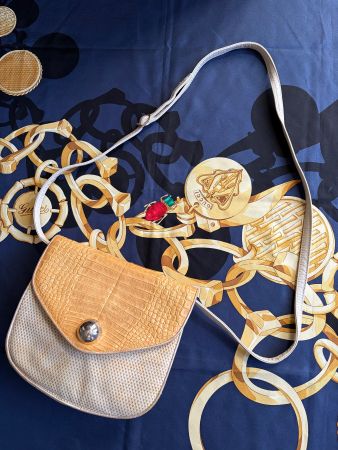 BALLY VINTAGE Handtasche / 3 Lederarten /