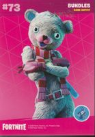 FORTNITE TRADING CARD serie 2 # 73 BUNDLES Rare outfit Panin
