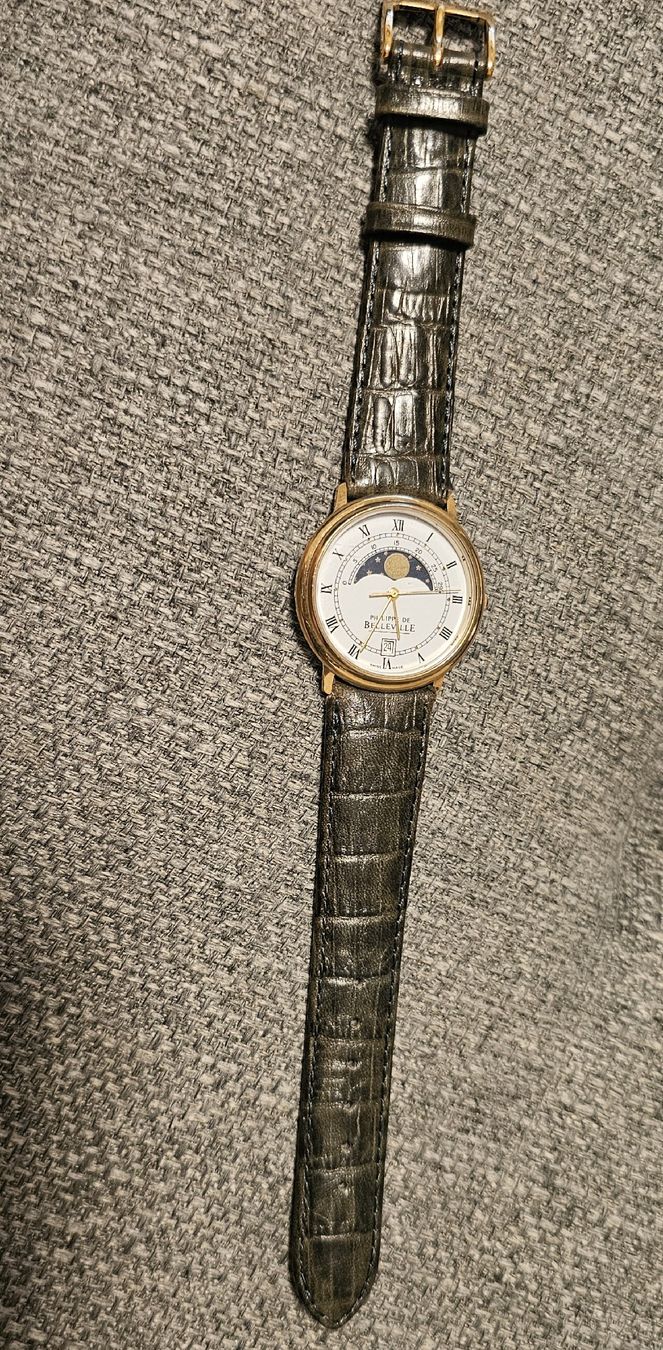 Orologi:  Philippe de Belleville avec phase de lune et date – Usato da Genève venduto da Fresko01 3