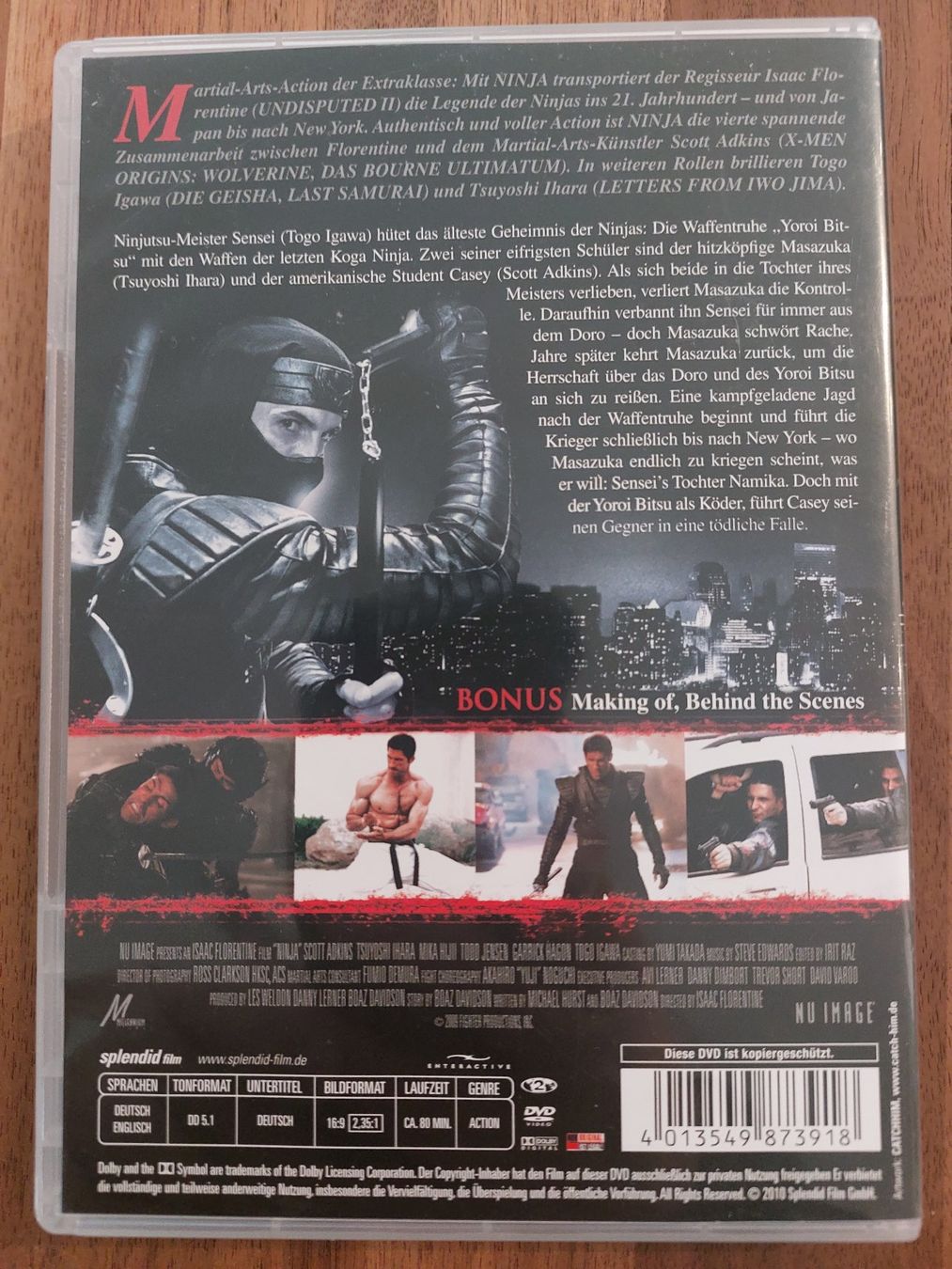 Tutti i DVDs: DVD - Ninja Revenge will Rise – Usato da Rheinfelden venduto da FilmAuktion 1
