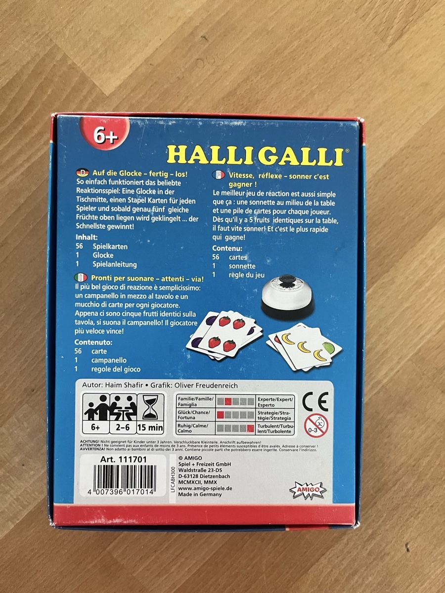 Amigo Jeux: Spiel Halli Galli – D'occasion à Wil ZH par Wonderwoman76 2