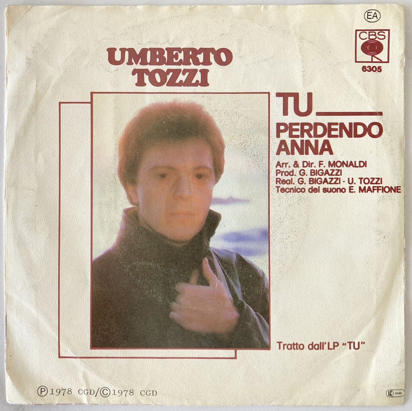 Dischi in vinile: UMBERTO TOZZI - TU – Usato da Bottens venduto da hotter-than-hell 1