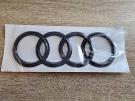4 Ringe Audi A7 S7 RS7 Schwarz Glanz