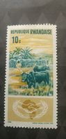 Briefmarke Ruanda 10c, Rind, cow, 1973 Republique Rwandaise