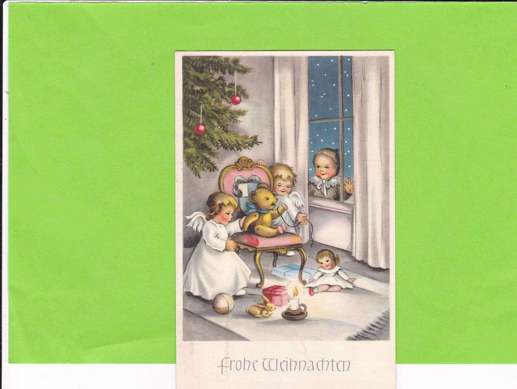 Cartoline postali: Frohe Weihnachten – Usato da St. Peterzell venduto da neckertal
