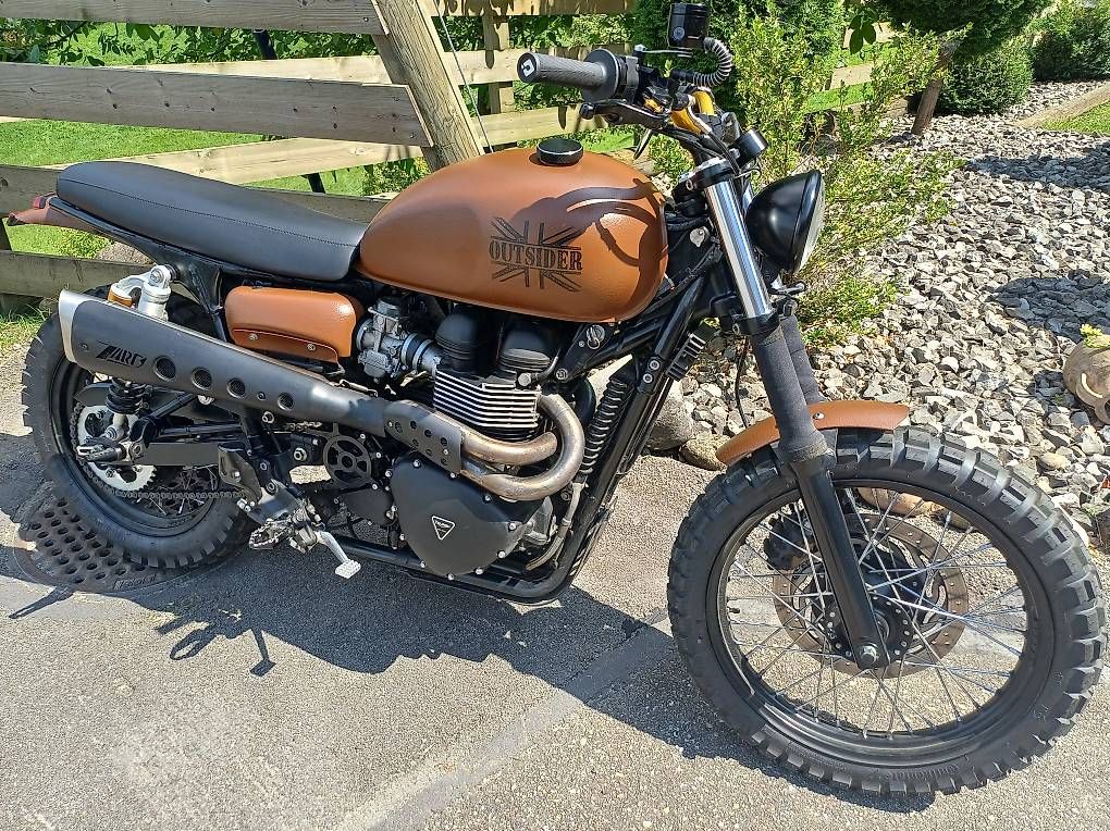 Triumph Strada: Triumph Scrambler 900i FlatTrack – Usato da Willisau venduto da Richu86