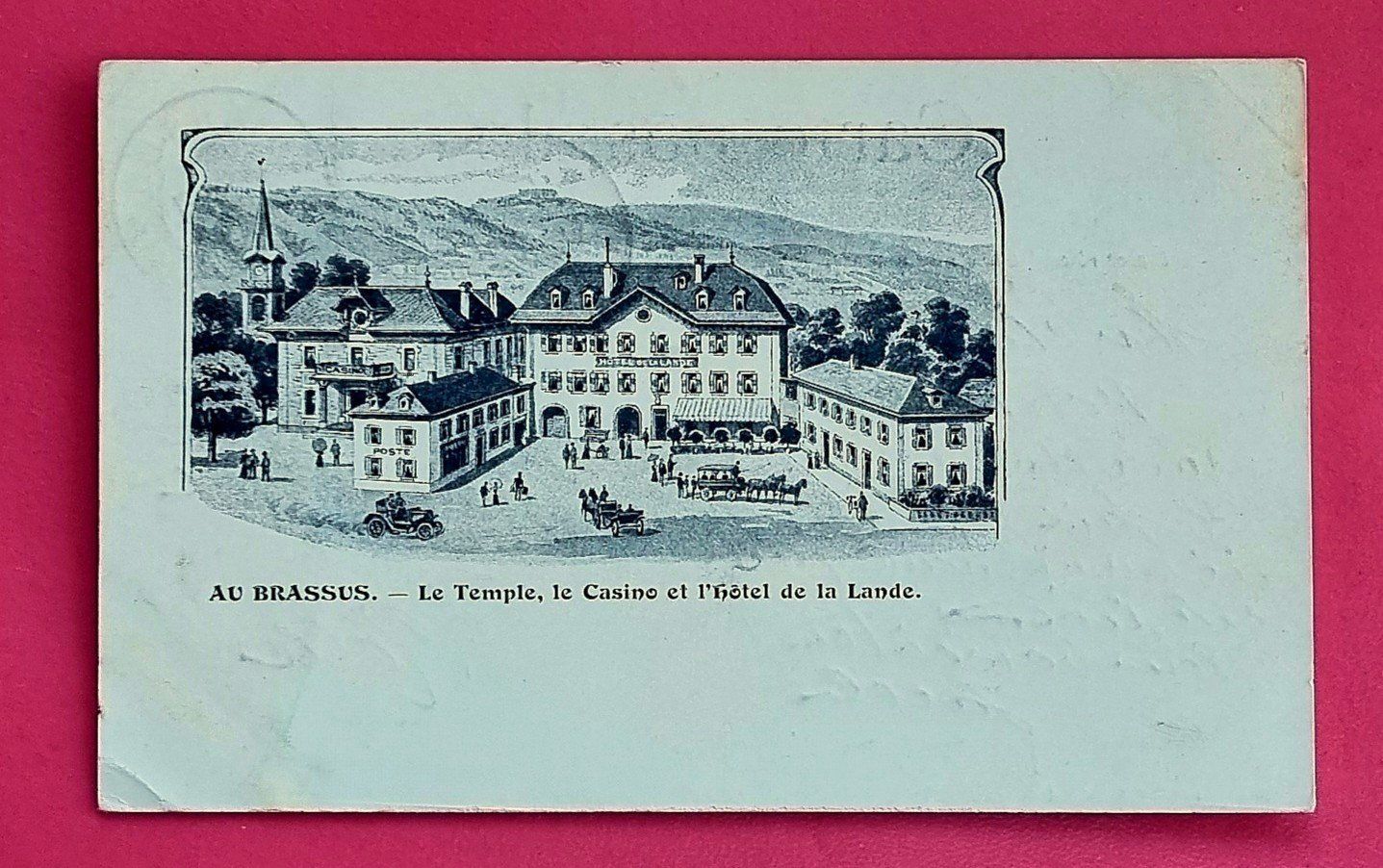 Cartoline postali: Brassus - Hotel de la Lande - Poste - 1907 – Usato da Rothrist venduto da RROENK