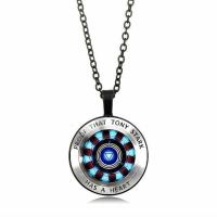 NEUES Iron Man Herz Tony Stark schwarze Fassung