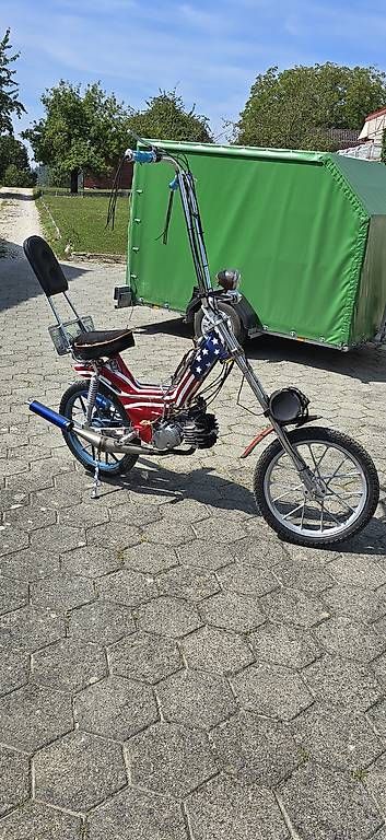 Puch Ciclomotori: Puch Maxi S Trump usa Chopper – Usato da Liesberg Dorf venduto da sniper88