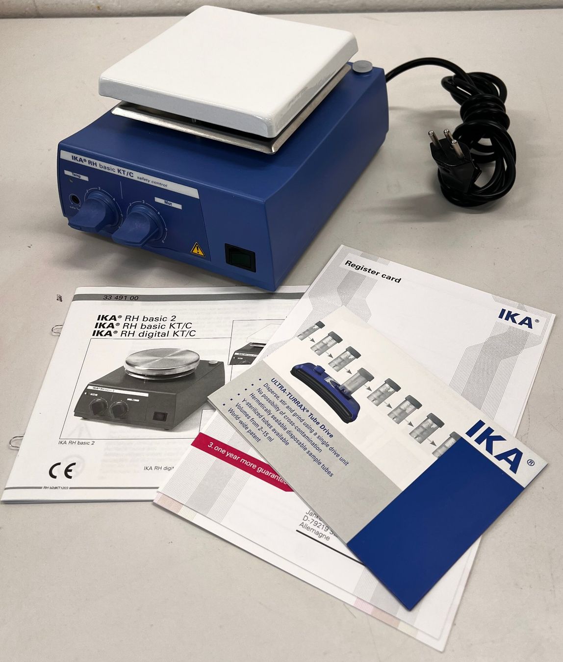 Accessori da laboratorio: IKA RH basic KT/C safety control Magnetrührer mit Heizung – Usato da Niederdorf venduto da LeptonAG_Labor