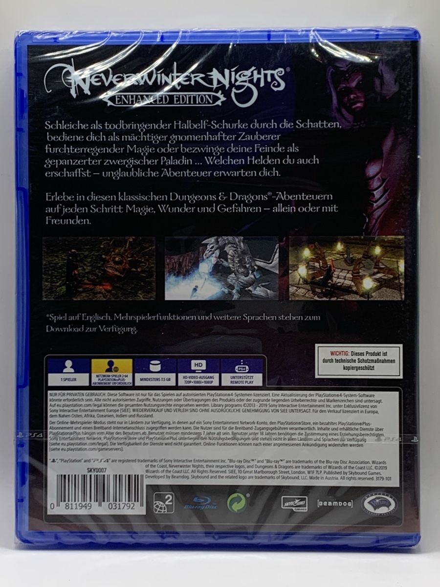 Sony Giochi: Neverwinter Nights - PS4 - Neu und Originalverpackt! – Nuovo e nell'imballaggio originale da Ostermundigen venduto da RG-Collector 1
