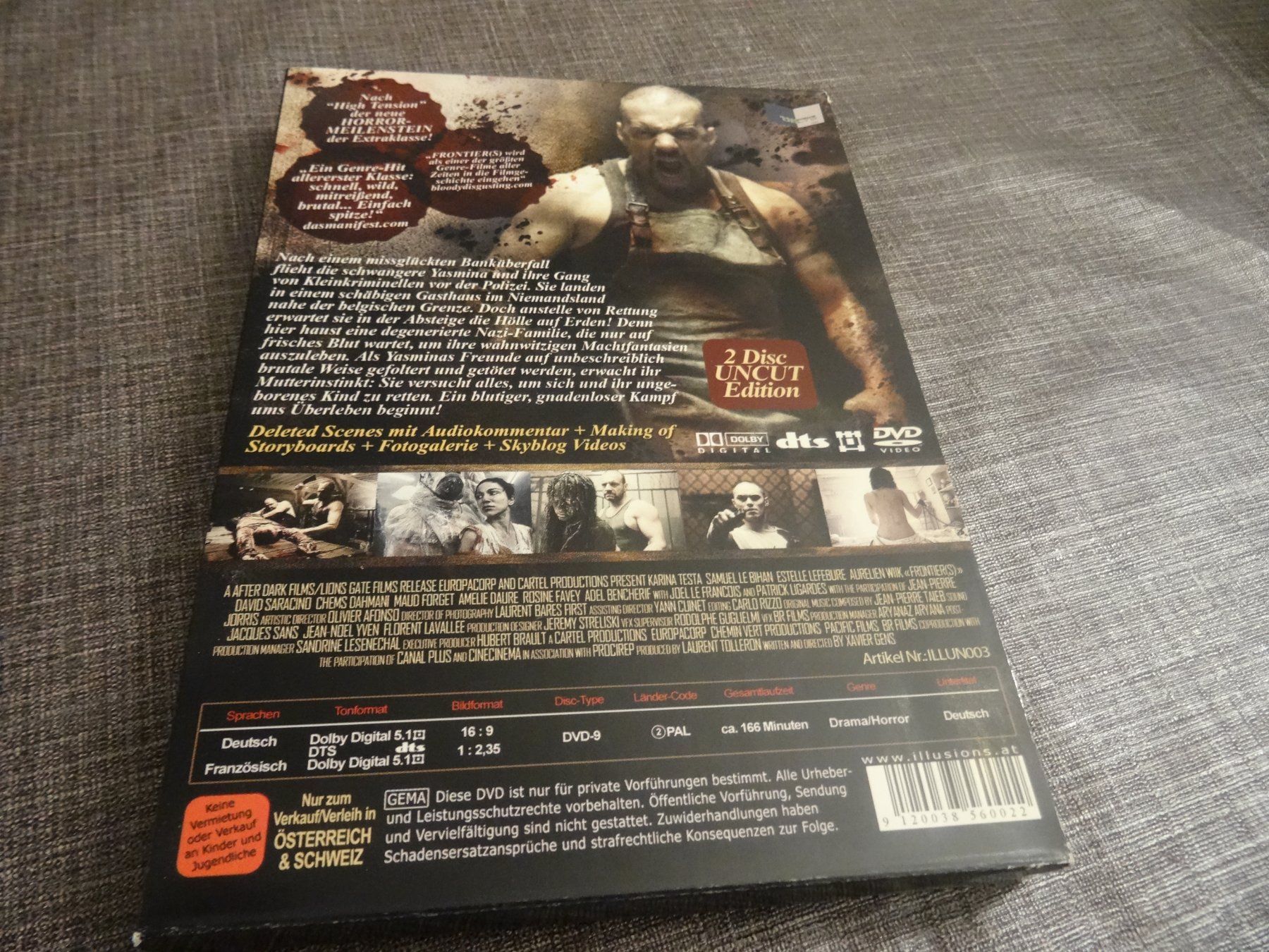 Alle DVDs: DVD Frontier(s) Limited Edition Uncut – Gebraucht aus Olten von Disc-Verkauf 1