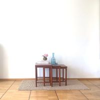 3er Set Teak Satztische/Nesting Tables aus den 60er Jahren