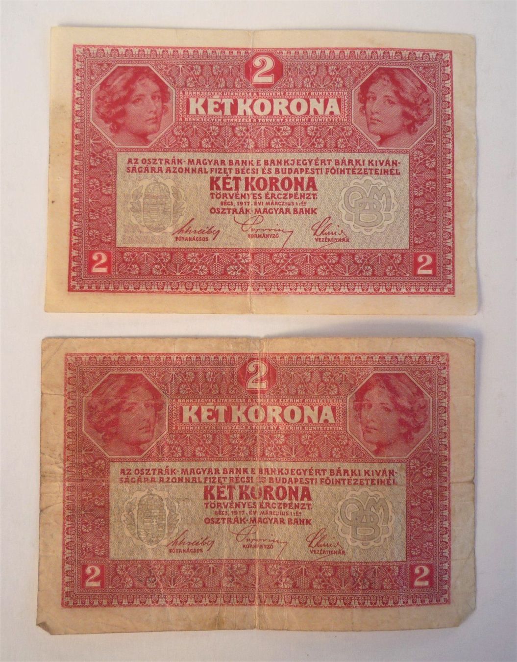 Banconote: 2 x 2 Kronen Banknoten – Usato da Rafz venduto da Sonnenblume305 1