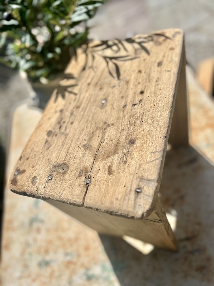 Hocker: Altholz Schemel Hocker Fussschemel – Gebraucht aus Sirnach von dasrosahaus 5