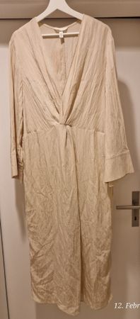 Kleid beige Creme Gr. XL