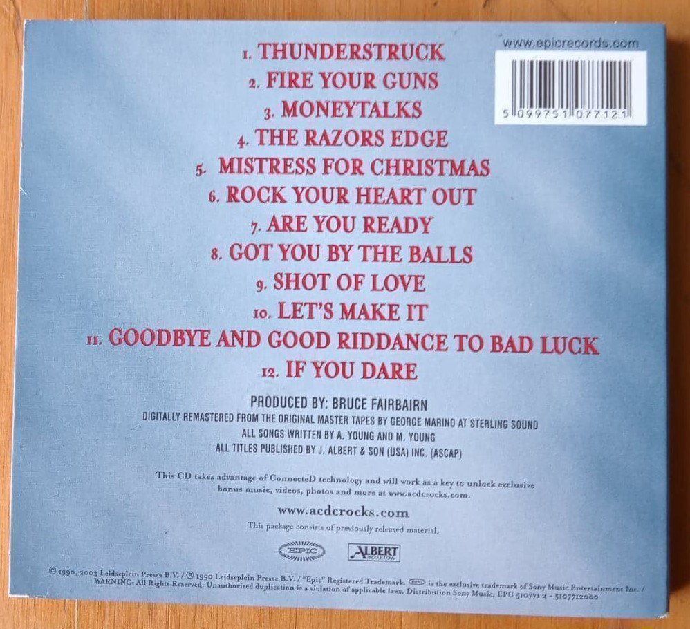 CD: AC / DC - The Razors Edge - CD – Usato da Le Locle venduto da PereiraHugo 2