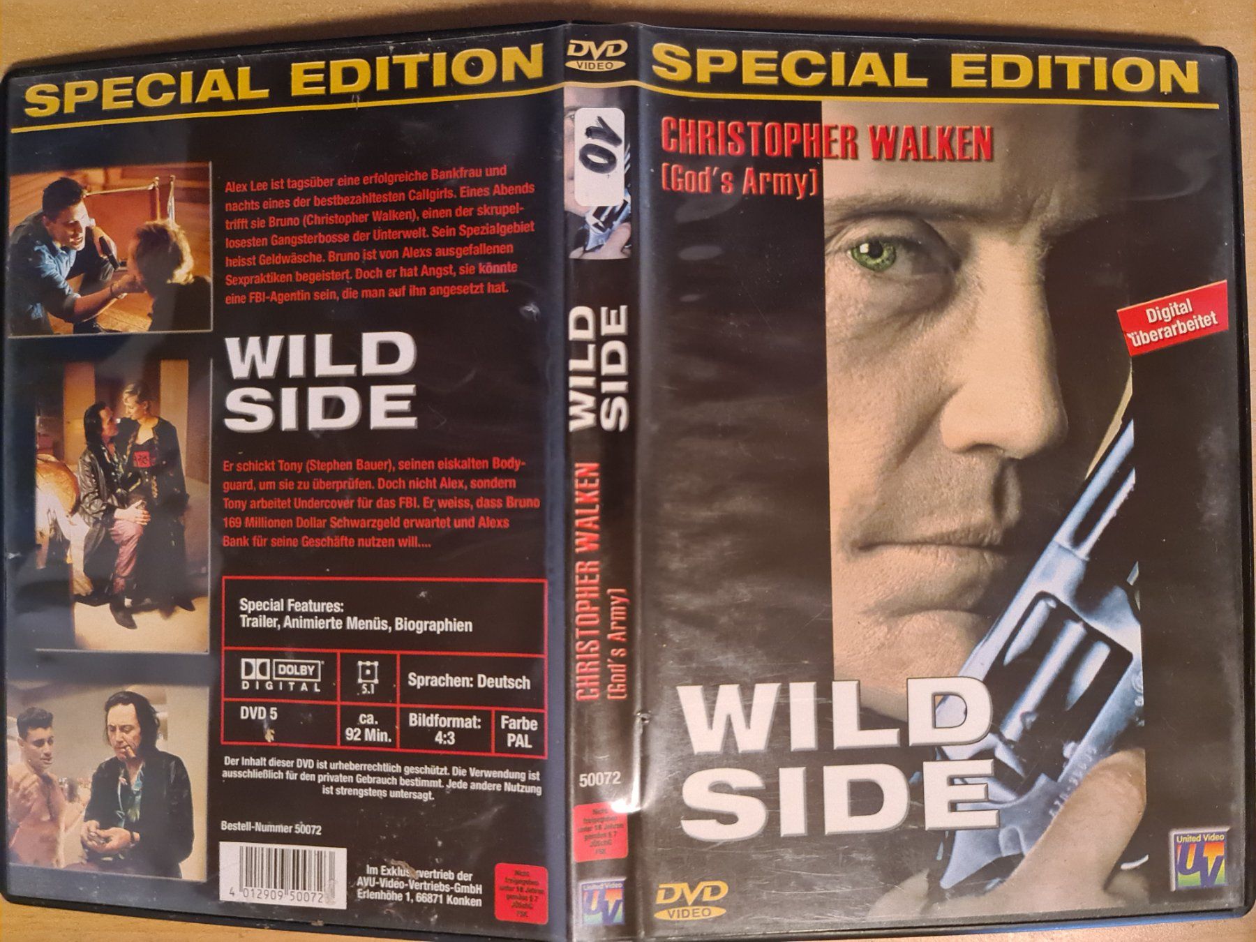 Tutti i DVDs: Christopher Walken - Wild Side (God's Army) DVD – Usato da Dintikon venduto da Vexi