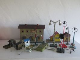 Märklin, Kibri, Bing, Hag Spur 0: Zubehör 13-teilig, o. OVP
