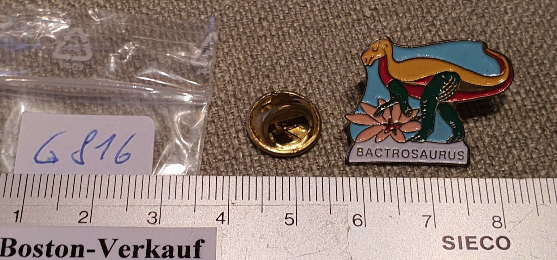 Placchette & Badge: G816 - Pin Dinosaurier – Usato da Reinach BL venduto da Boston-Verkauf 1