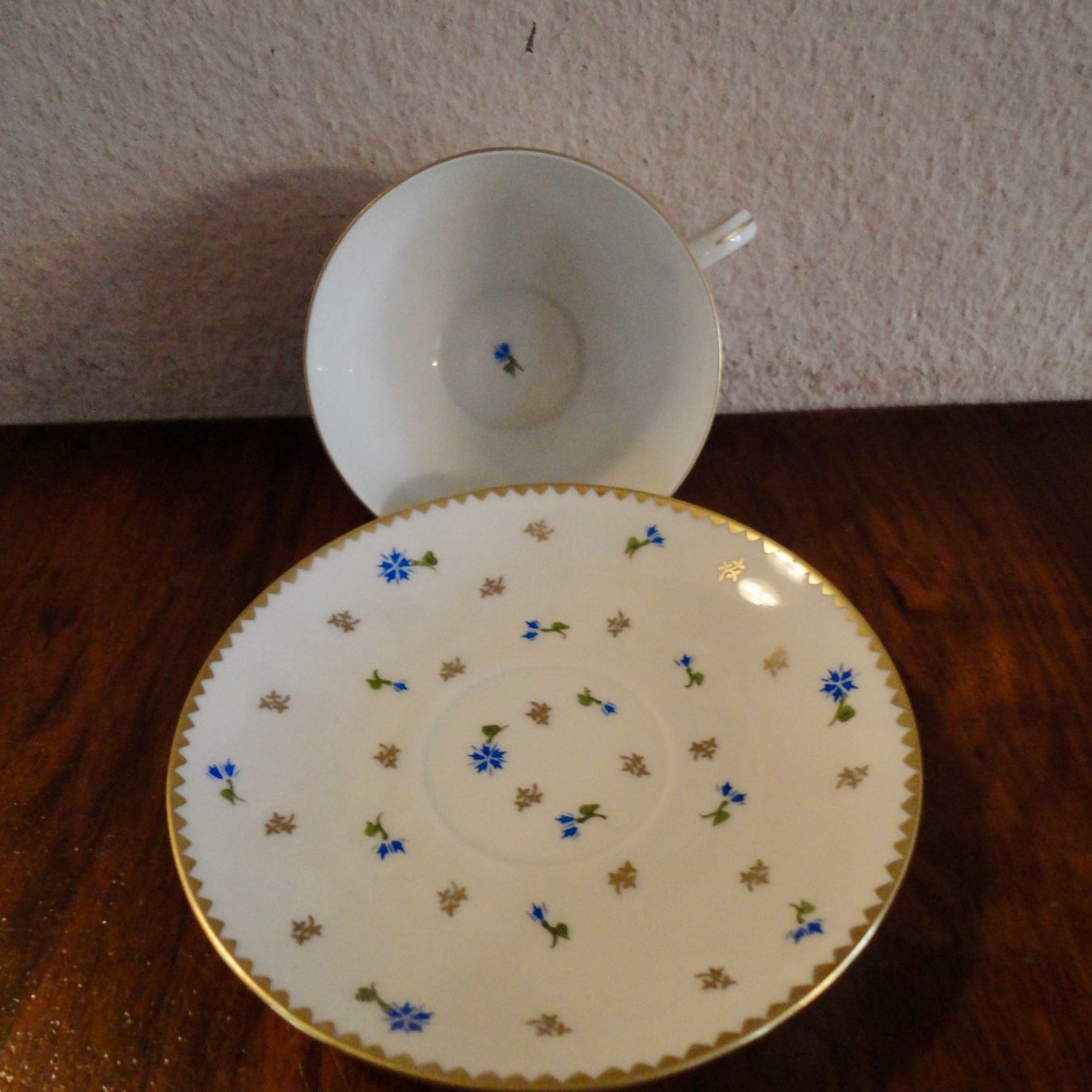 Tazze: Langenthal Teetasse mit Unterteller (Kornblumen) – Usato da WÄDENSWIL venduto da katti01 2