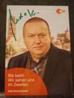 Udo Kroschwald - handsignierte Autogrammkarte 🎞️🍿