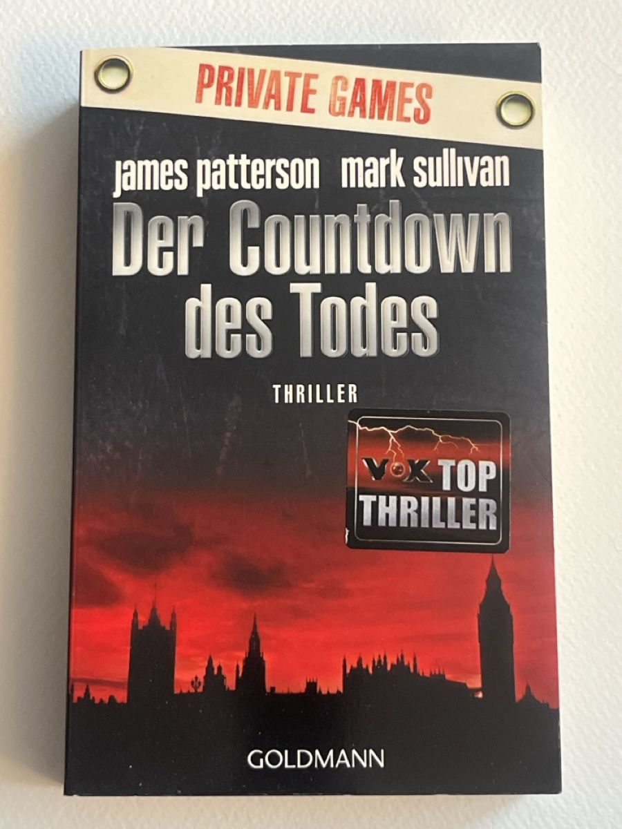 Libri: James Patterson - Der Countdown des Todes, Thriller! – Usato da Forch venduto da tieckr
