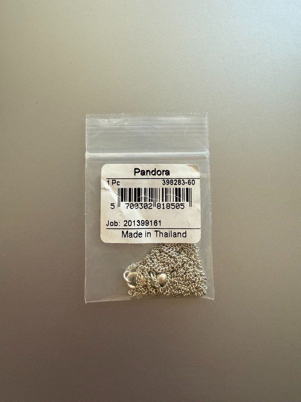 Pandora Catenine: NEW Pandora Adjustable Sterling Silver Necklace – Nuovo e nell'imballaggio originale da Zürich venduto da futurmutur 1
