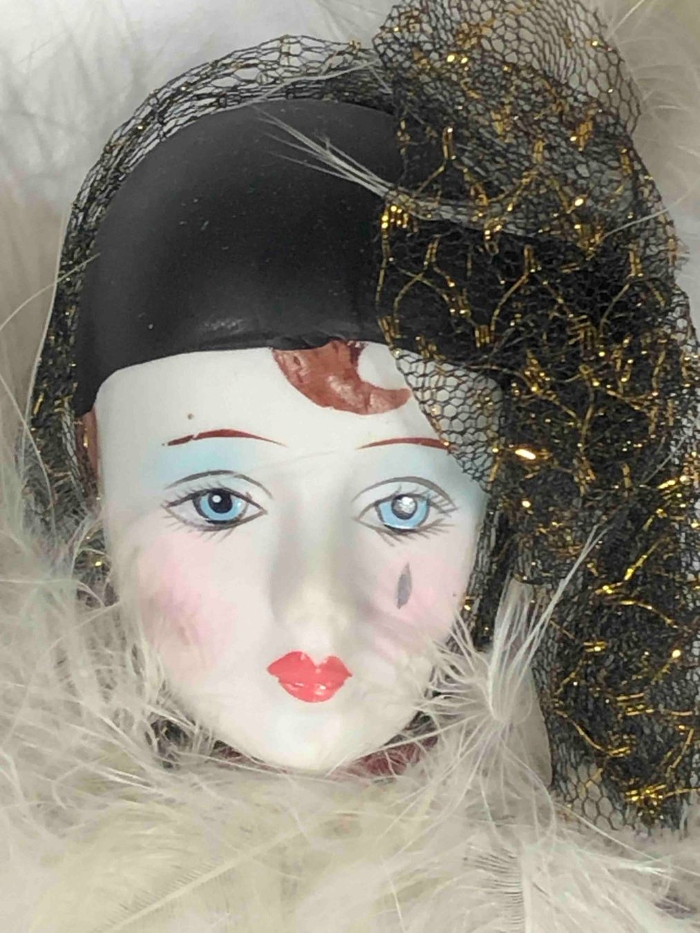 Bambole: Porzellanpuppe Harlekin – Usato da Balzers venduto da Anna101 1