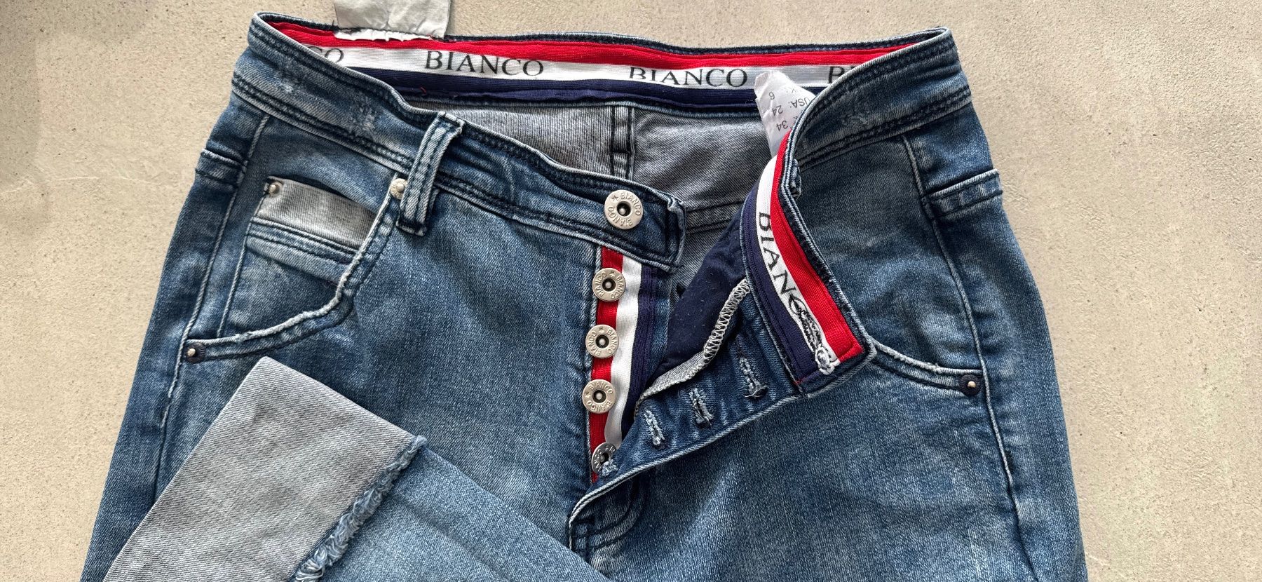 Jeans: Jeans Bianco - T.36 - Délavé – Usato da La Sarraz venduto da Marina213 2