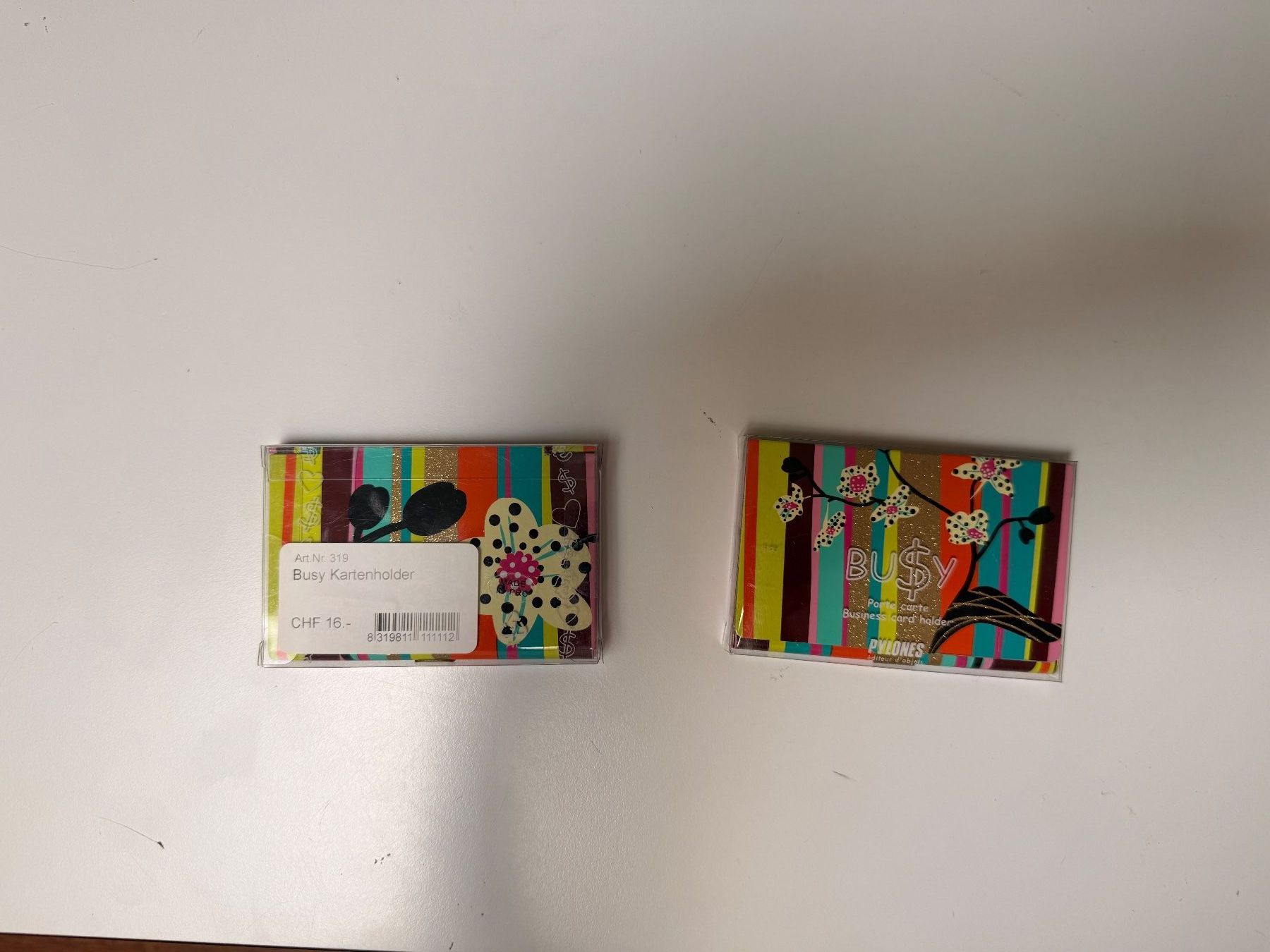 Portemonnaie: Kartenhalter Busy neu CHF 16 – Neu und originalverpackt aus Zug von isdach 1