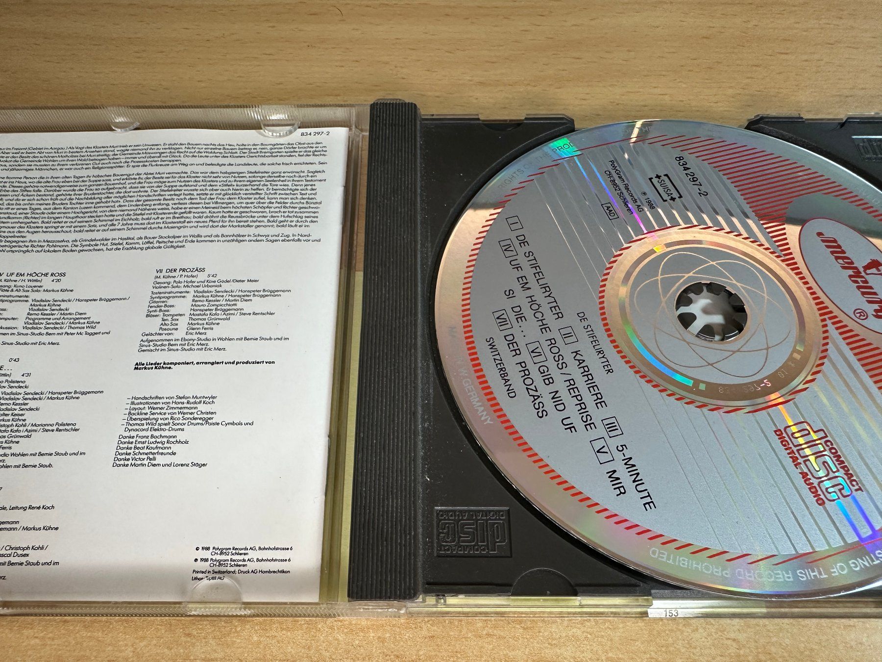 CD: E5 Switzerband – De Stifeliryter – Usato da Rikon im Tösstal venduto da Alpenmutz 2