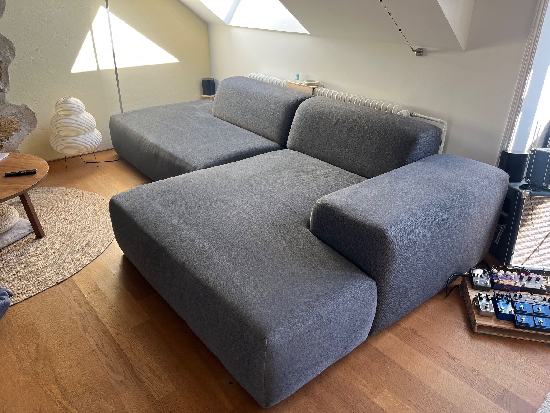 Divani: Grosses Mycs Pyllow Sofa, Anthrazit – Usato da Biel/Bienne venduto da nurrund