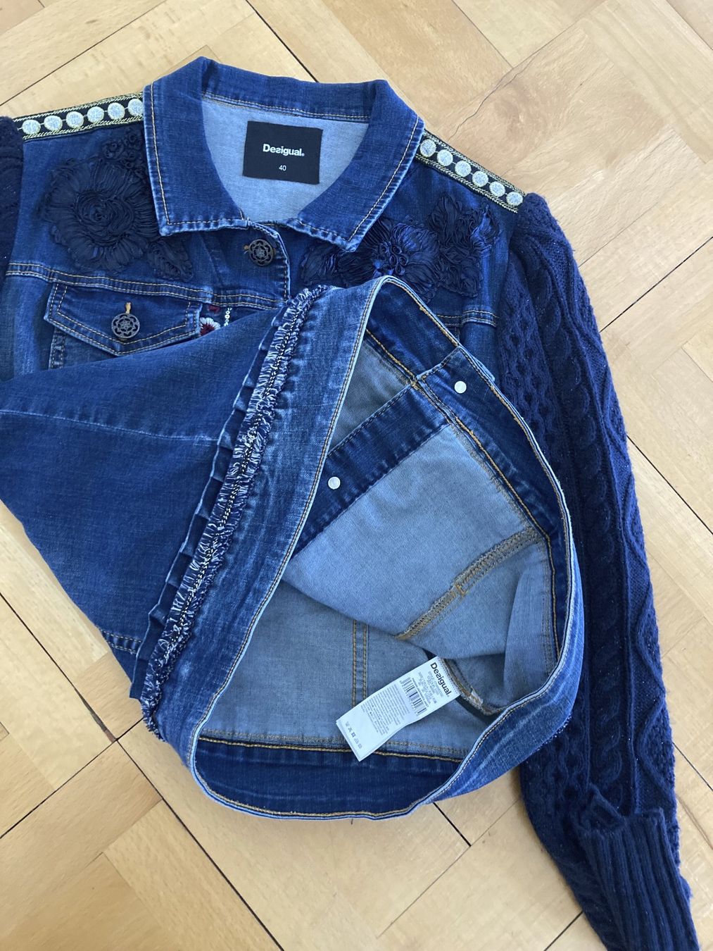 Desigual Giacche: Desigual Veste en Jeans taille 40 – Usato da Lausanne venduto da Chips_1 4