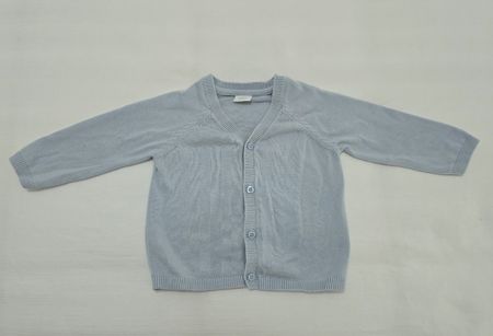 Gilet bleu ciel Next, taille 6-9 mois