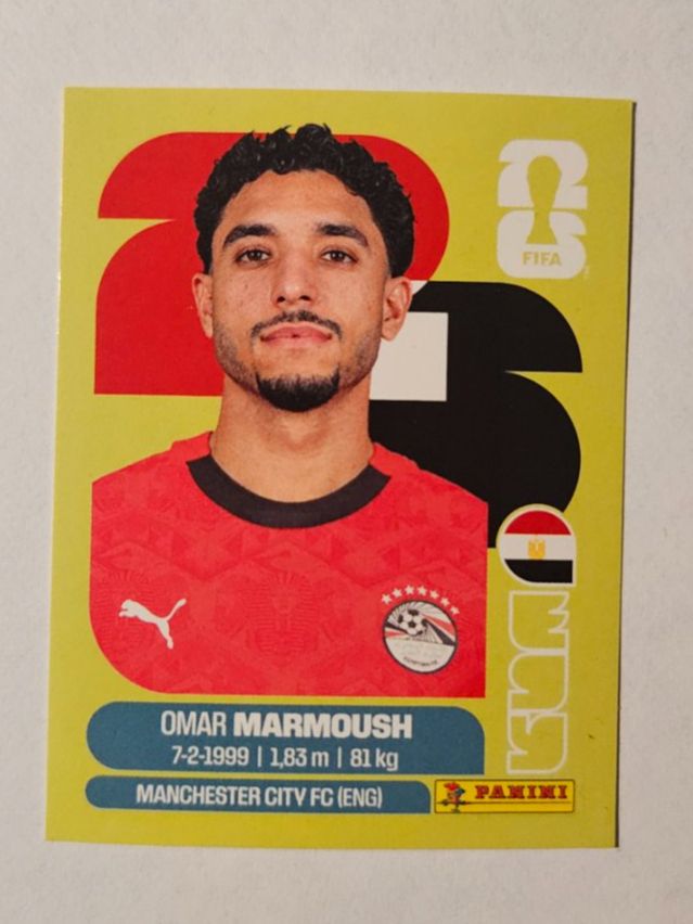 Panini Cartes à collectionner: Panini 2026 Omar Marmoush EGY 20 – Neuf (Voir description) à Malans GR par Ovi83
