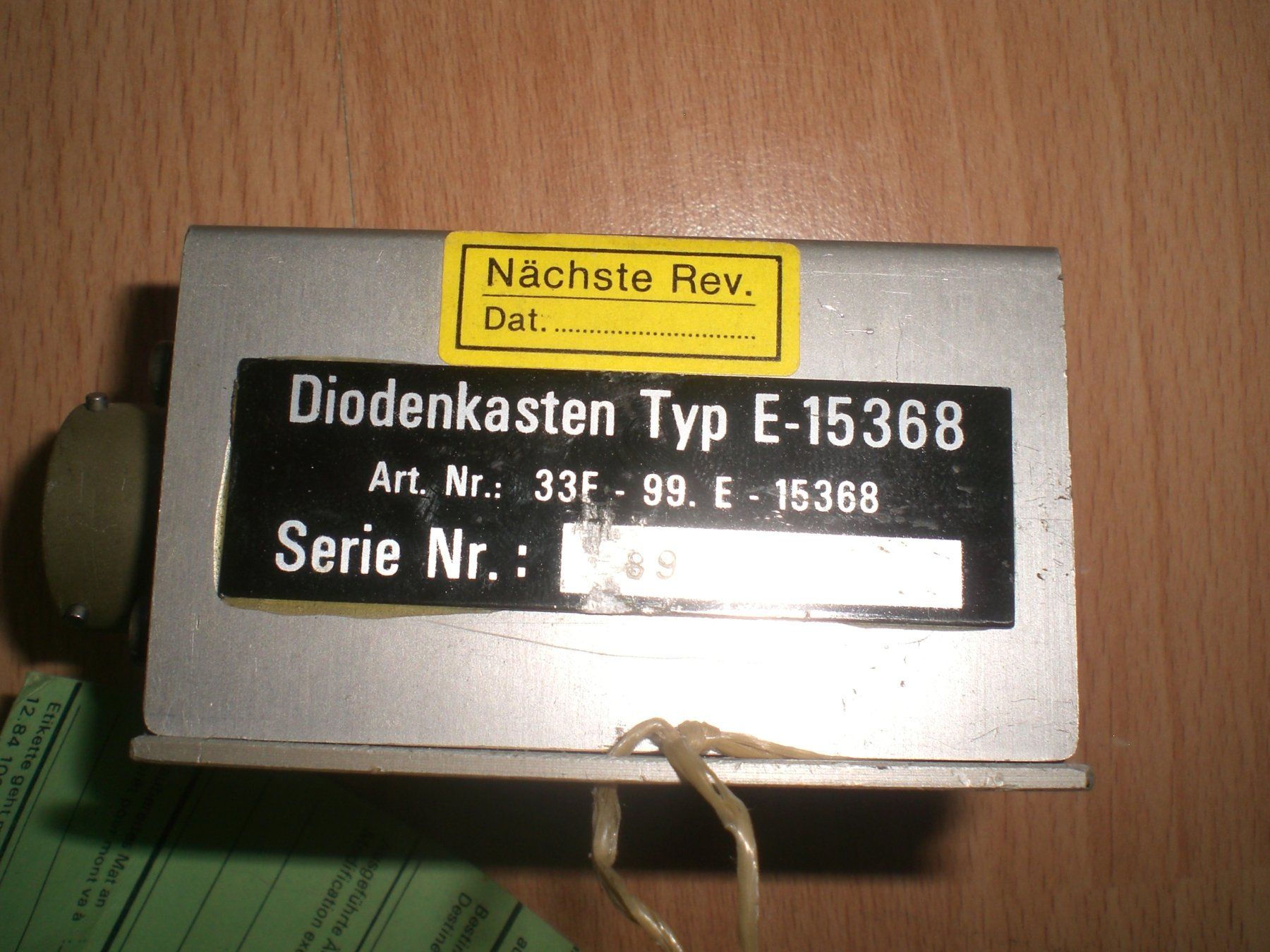 Misurare: Diodenkasten Pilatus P3 – Usato da Grellingen venduto da Neuron67 1