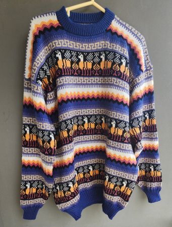 wunderschöner Alpaca Strickpullover Pulli Gr.XL, Neu!!!