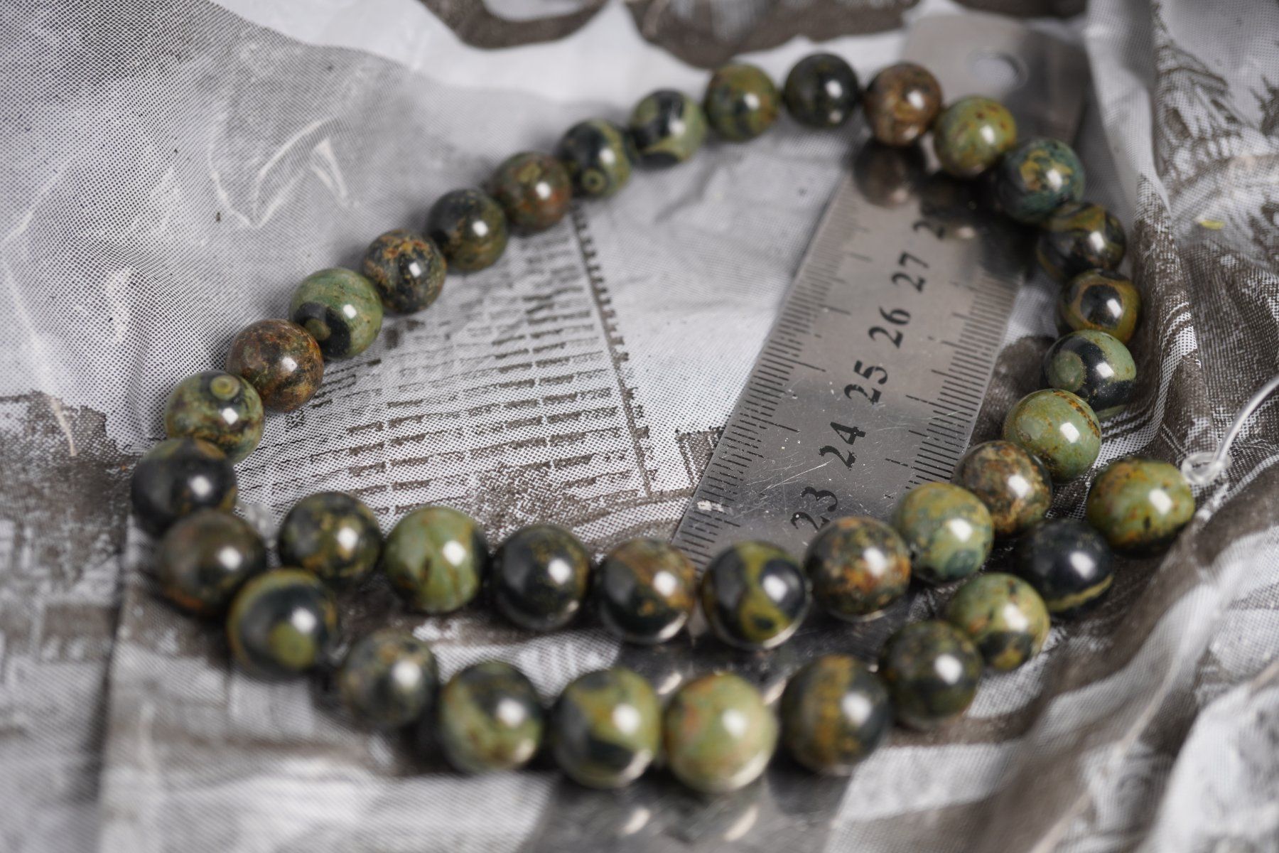 Mineralien & Heilsteine: Kambaba  Jasper    Strang ca12mm ab  1.-     Räumung – Neu und originalverpackt aus Eschenbach SG von topstone 3