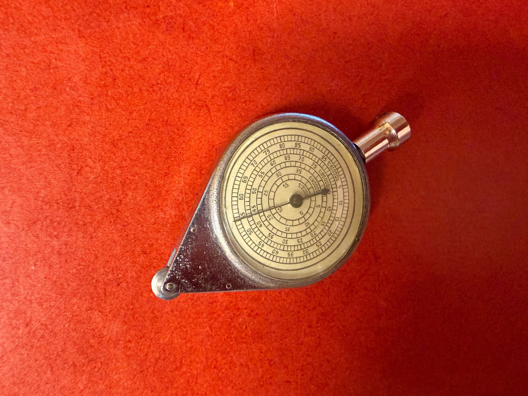Misurare: Kurvimeter Kartenrad vintage – Usato da Wittwil venduto da Schnaeppli64 1