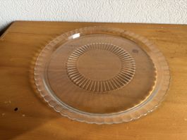 Tortenplatte aus Glas