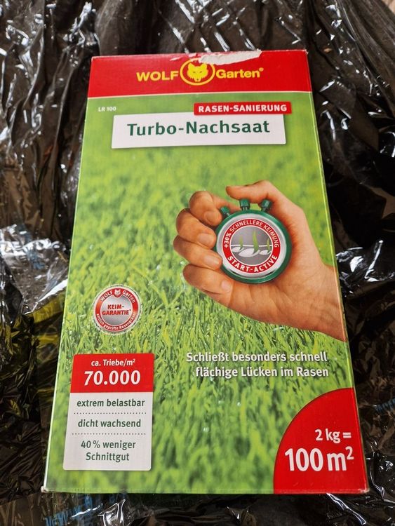 5 x WolfGarten Rasendünger Turbo Nachsaat 2Kg Kaufen auf Ricardo