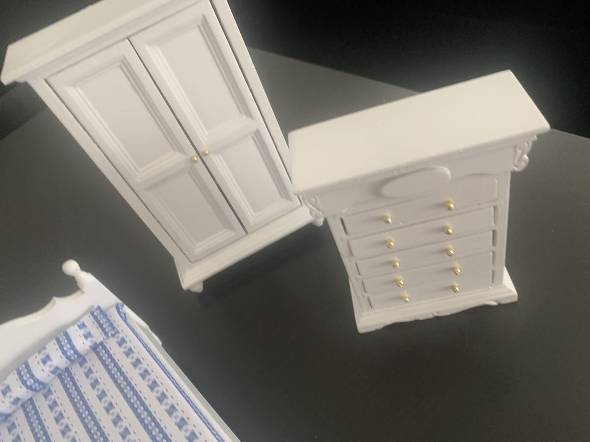 Case e mobili per bambole: Puppenhausmöbel - Schlafzimmer – Usato da Emmen venduto da ama_8wmn 2