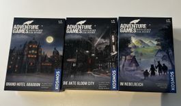 3 Stück Adventure Games : Spannung pur