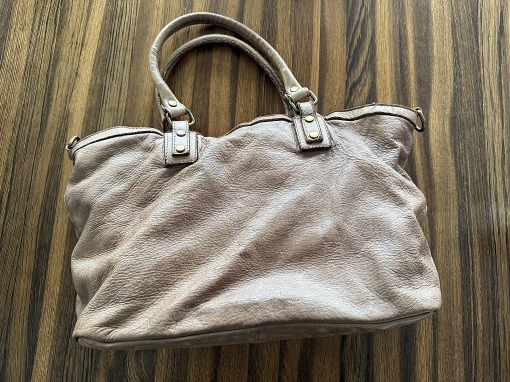 Borse da donna: Vintage Ledertasche beige – Usato da Stäfa venduto da Power34 1