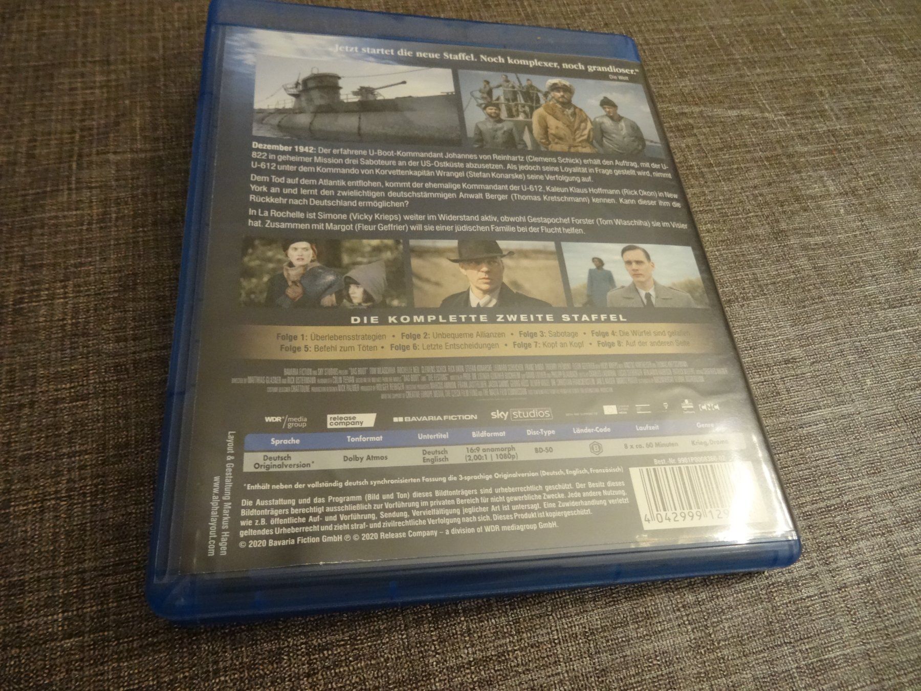 Tutti i DVDs: Blu-ray Das Boot Staffel 2 – Usato da Olten venduto da Disc-Verkauf 1