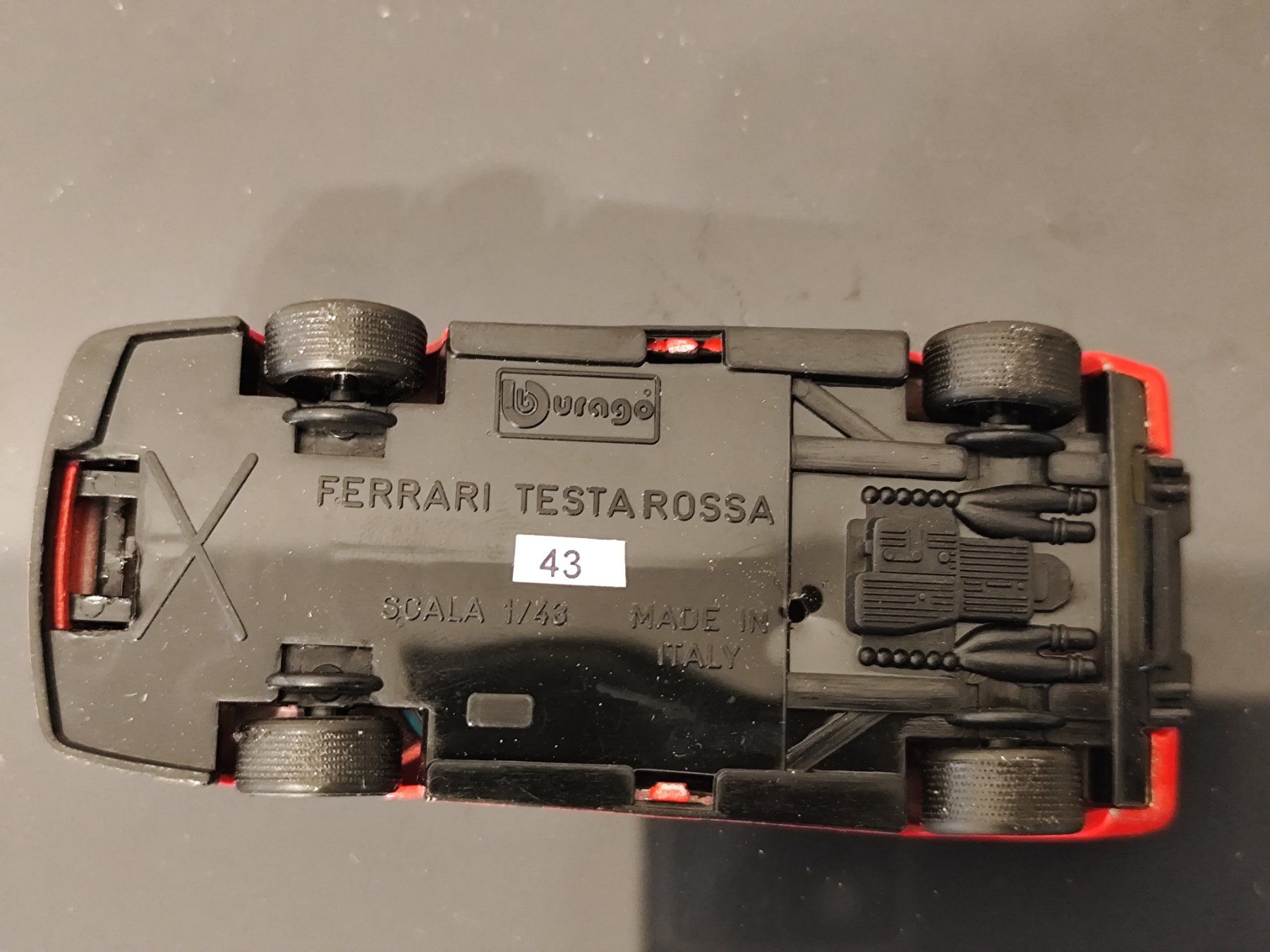 Bburago Modellautos: Ferrari / Testarossa Cabriolet / Rot / 1985 / Bburago / OVP – Neu und originalverpackt aus Thayngen von schnaepplisuecher 6
