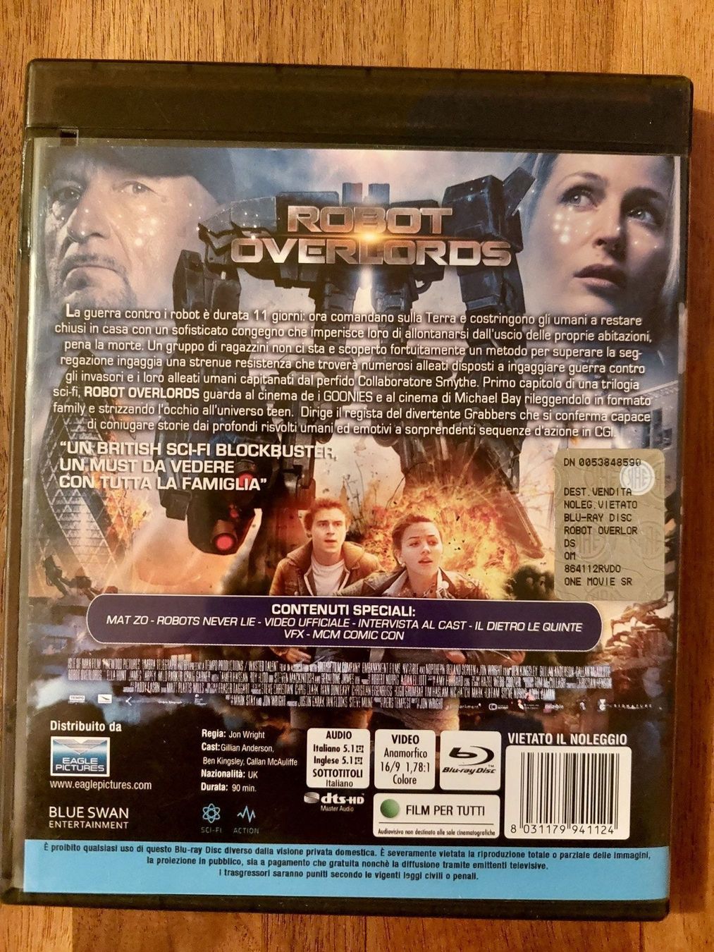 Alle DVDs: Blu Ray - Robot Overlords mit Ben Kingsley – Gebraucht aus Rheinfelden von FilmAuktion 1