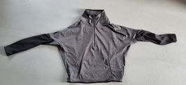 Sweat-shirt de yoga noir avec manches élastiques XS