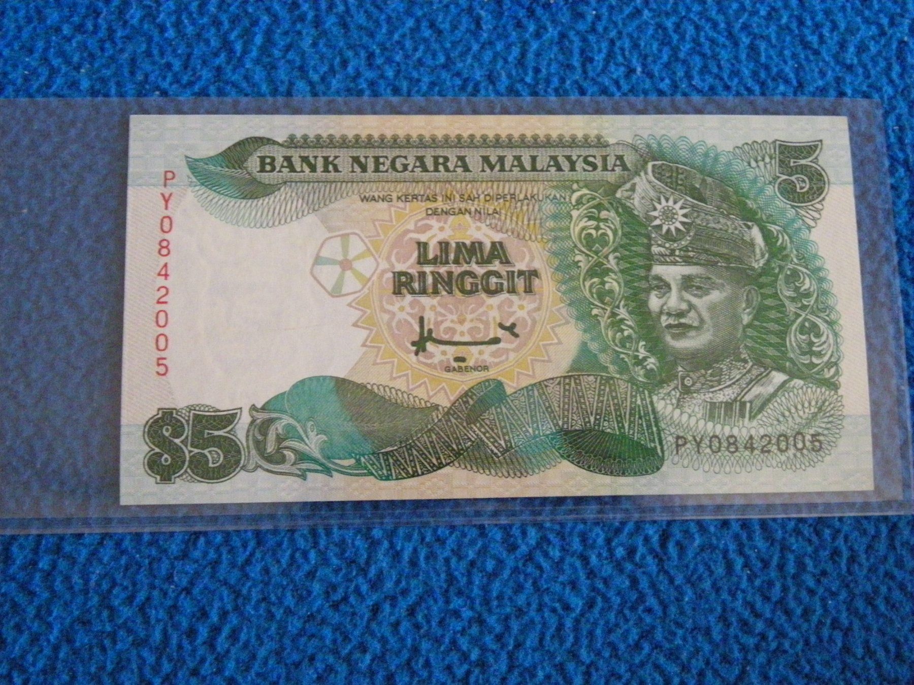 Banconote: Malaysia 5 Ringgit Note, Sehr guter Zustand Bankfrisch – Nuovo (secondo la descrizione) da Untersiggenthal venduto da Rodri58